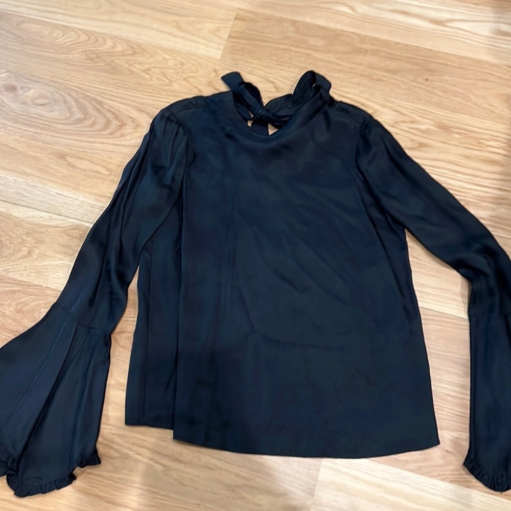 Zara bell sleeve shirt
